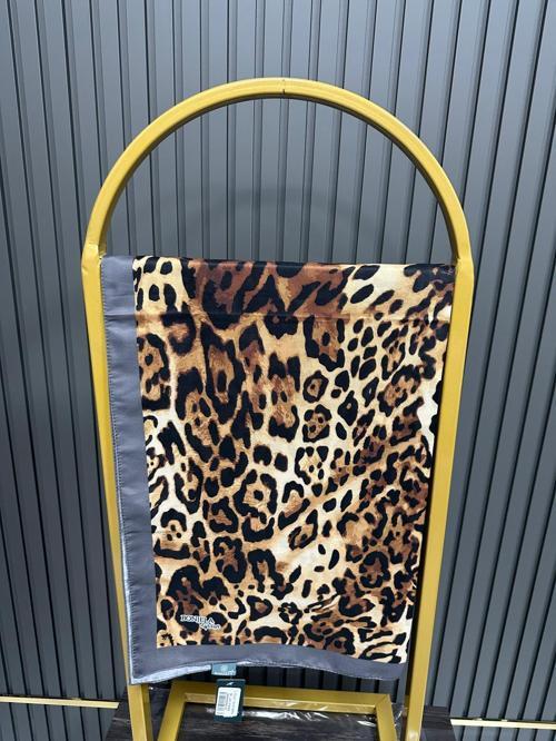Soft Pamuklu Şal Leopar Desen LBS1006