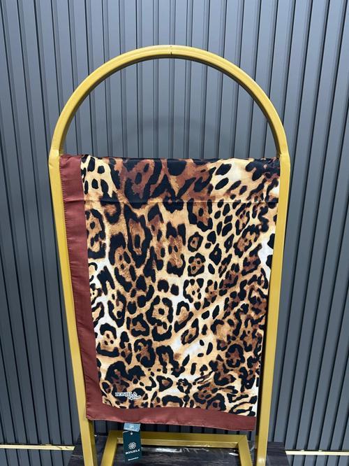 Soft Pamuklu Şal Leopar Desen LBS1013