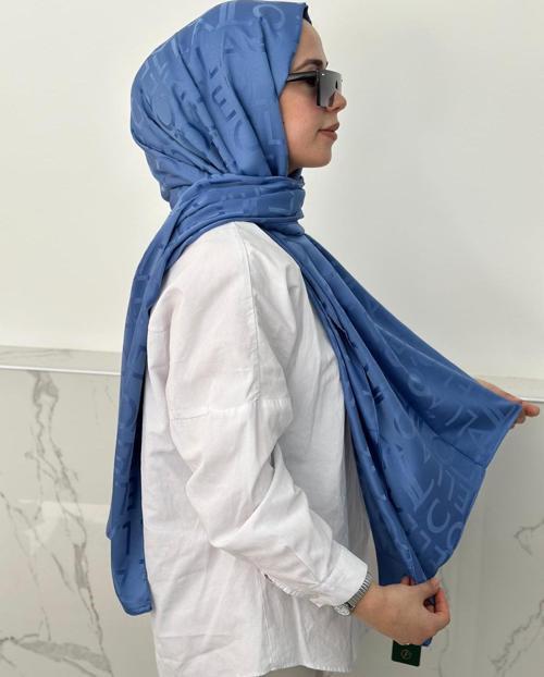 Locella Jakar Şal Kot Mavi JSL1119