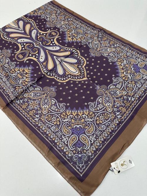 Desenli Vual İpeksi Şal HVD0201