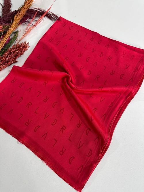 Premium Jakar Şal Kırmızı LJK0115
