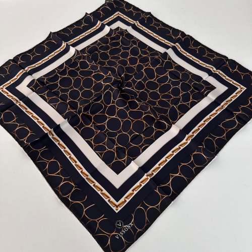 Twill İpek Eşarp Lacivert IPK1605