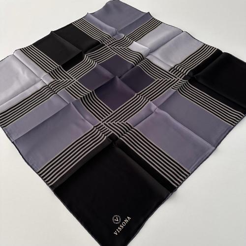 Twill İpek Eşarp Gri IPK4106