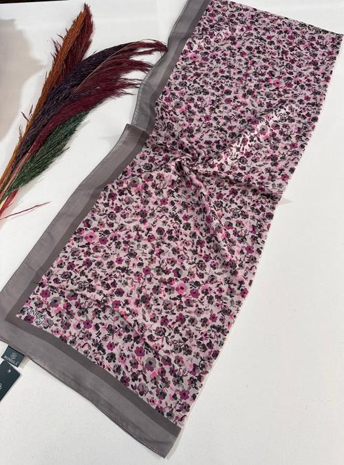 Soft Pamuklu Şal Efsane Çiçekli Model LDSC0108
