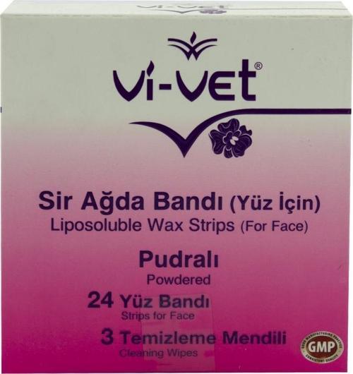 Yüz İçin Sir Ağda Bandı Pudralı 24'lü 1 Adet
