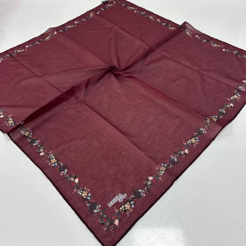 Soft Pamuklu Eşarp Bordo Serisi LDB9405
