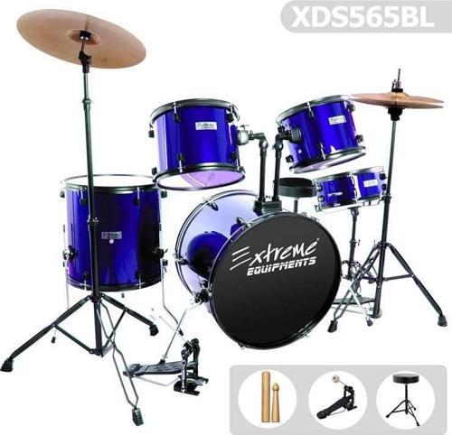 Xds565Bl Bateri Davul Seti Mavi