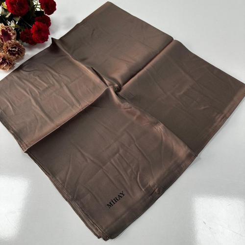Düz Kristal Eşarp Koyu Gül Kurusu LTA0527