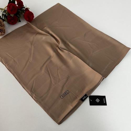 Düz Kristal Eşarp Latte LTA0413