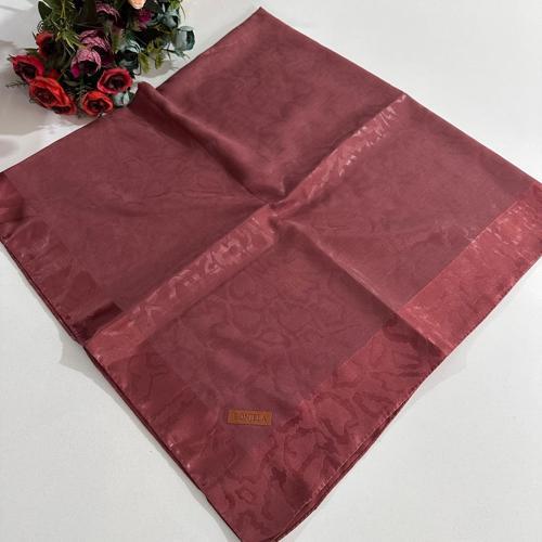 Lento Eşarp Leopar Desen Koyu Gül Kurusu LNT0223