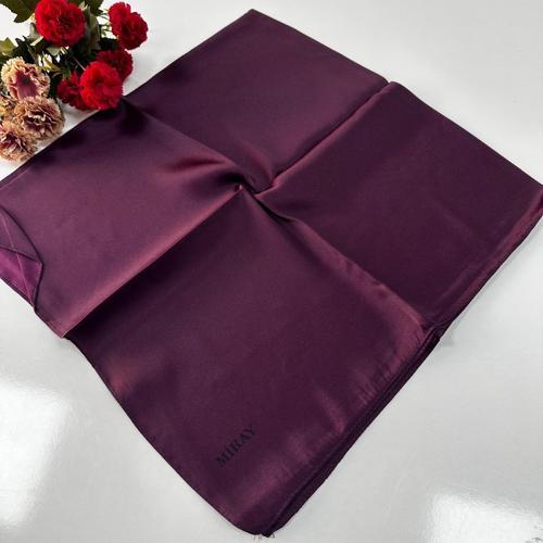 Düz Kristal Eşarp Patlıcan Moru 2 LTA0529