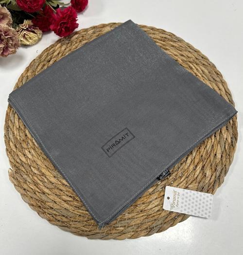 Piramit Kehribar Eşarp Koyu Gri LTP0221