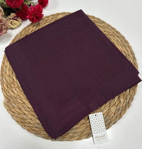 Piramit Kehribar Eşarp Mor LTP0223