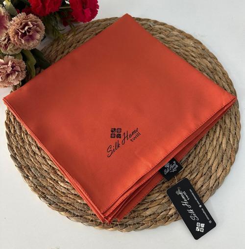 Düz Renk Twill Eşarp Soft Turuncu LTH0222