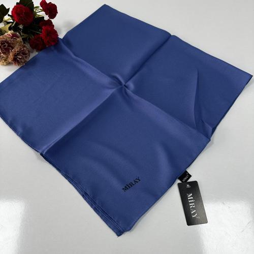 Düz Kristal Krep Eşarp İndigo LTA0612