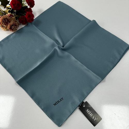 Düz Kristal Krep Eşarp Okyanus LTA0614