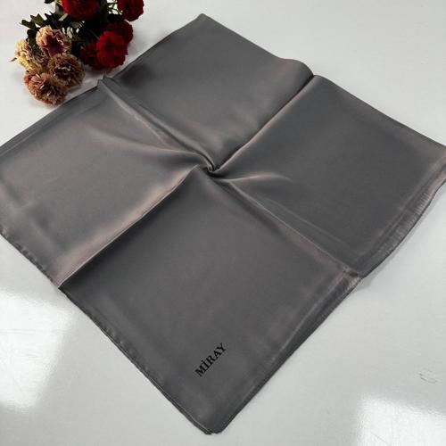 Düz Kristal Eşarp Koyu Gri LTA0504