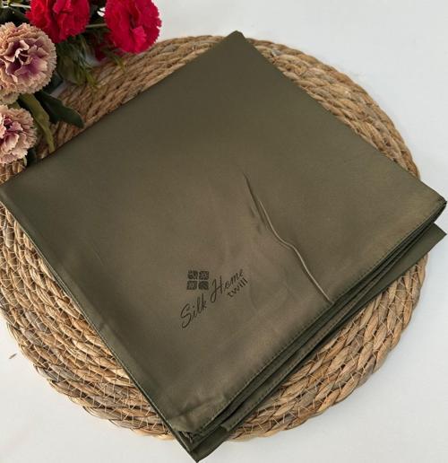 Düz Renk Twill Eşarp Kına Yeşili LTH0211