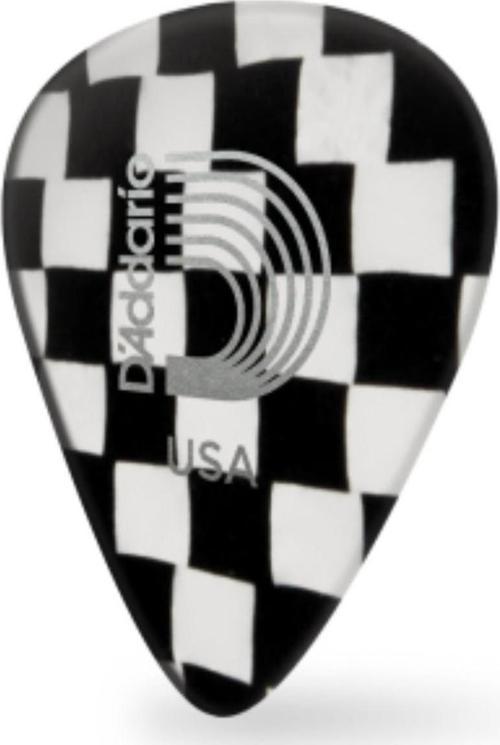 1ccb4 Checkerboard 0,70 Mm. Gitar Penası 1 Adet Dama