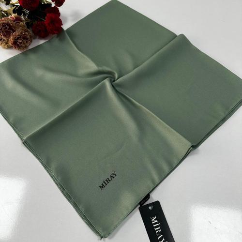 Düz Kristal Krep Eşarp Soft Mint LTA0610