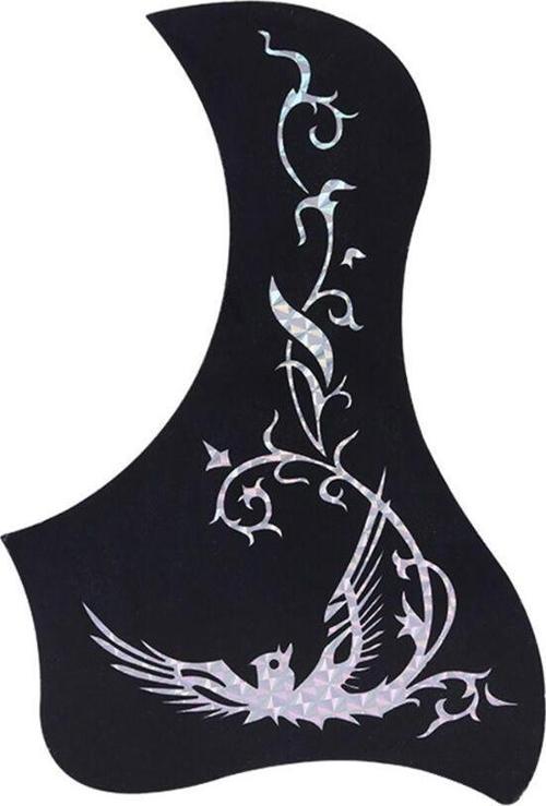 PG155 Pickguard Gitar Pena Koruyucu Bird Hard