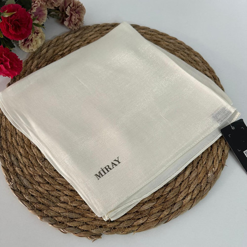 Abiye Premium Eşarp Krem MAE0107