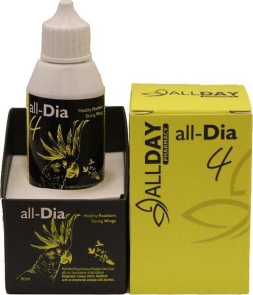 all-Dia Kuşlar İçin Demir Çinko Mineral Katkısı 50 ml