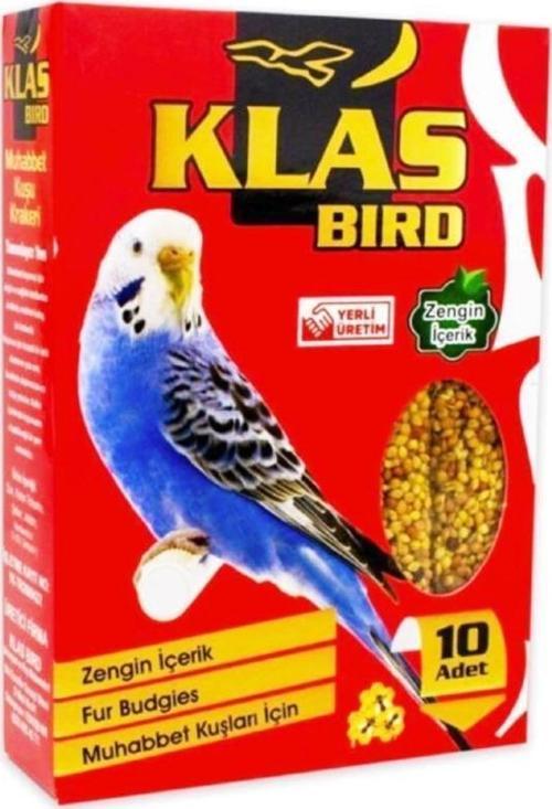 Klas Ballı Muhabbet Kuşu Krakeri 10lu