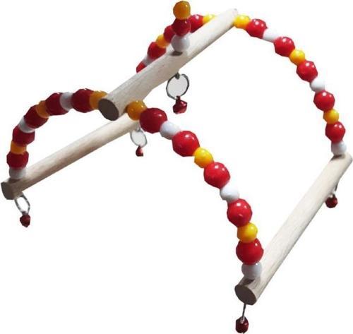 Boncuklu Ters Gondol Kuş Oyuncağı 10-12cm