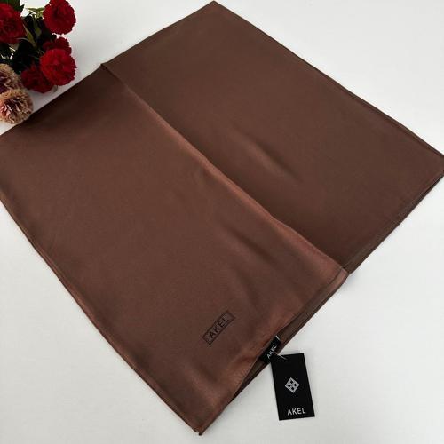 Düz Kristal Eşarp Açık Kahve LTA0423