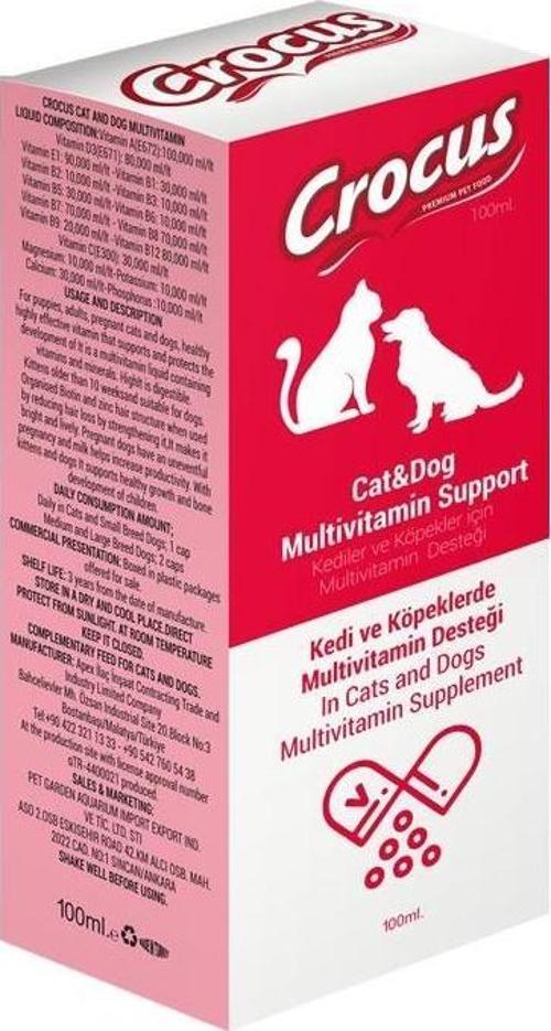 Kedi Köpek Multivitamin Destek 100ml