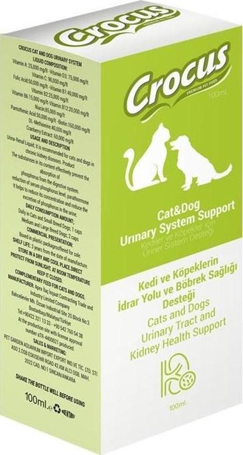 Kedi Köpek Üriner Sistem Destek 100ml