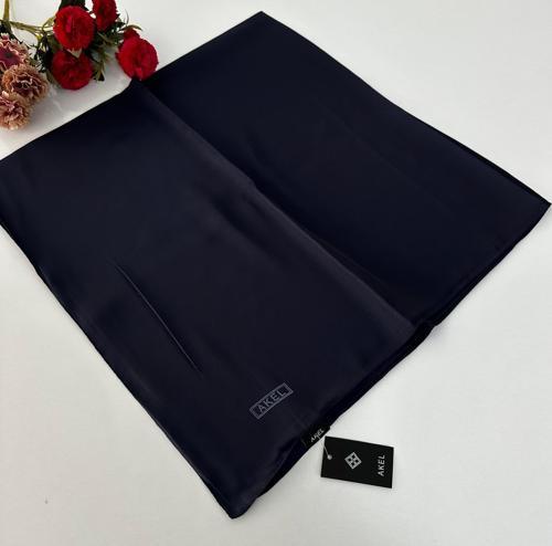 Düz Kristal Eşarp Lacivert LTA0402