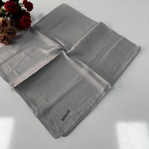 Düz Kristal Eşarp Gümüş LTA0512