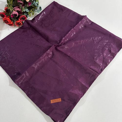 Lento Eşarp Leopar Desen Mürdüm LNT0226