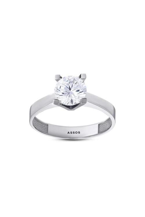 Altın Tektaş Yüzük - 14k - 2.14gr