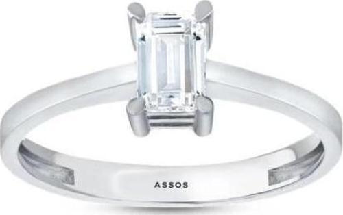 Baget Taşlı Altın Yüzük - 14k - 1.87gr