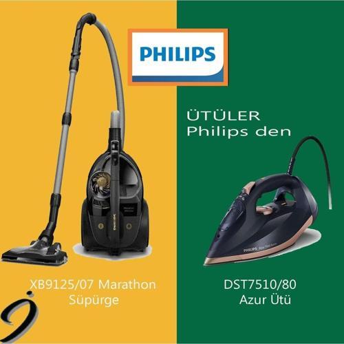 Marathon Ultimate Torbasız Süpürge, Xb9125/07 + Azur 7000 Buharlı Ütü Dst7510/80