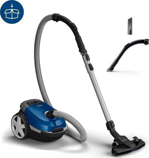 Essential Compact Series 900 W Toz Torbalı Süpürge, Mavi