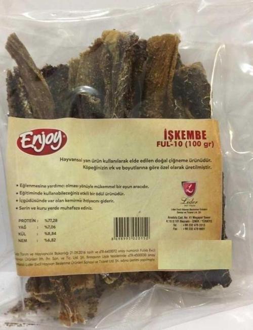 Kuzu İşkembe Köpek Ödül 100 gr