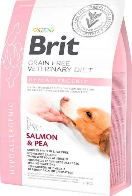 Brit Veterinary Diet Hypo-Allergenic Cilt Sağlığı Destekleyici Tahılsız Köpek Maması 2 kg