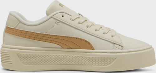 Smash Platform v3 Logolu Sneaker Bayan Ayakkabı 39075819 BEJ-TABA