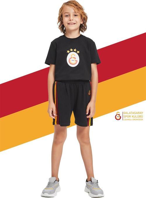 Orijinal Lisanslı Çocuk Şort Siyah