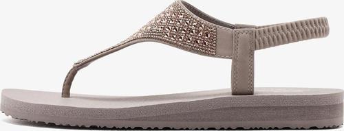 Kadın Sandalet 119770 TPE Skechers MEDITATION Beige