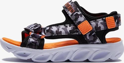 Erkek Çocuk Sandalet 400077L BGOR Skechers HYPNO-SPLASH Black/Grey/Orange