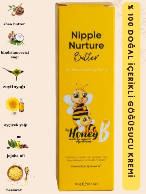 Nipple Nurture Butter Doğal Göğüs Ucu Kremi 60 Gr
