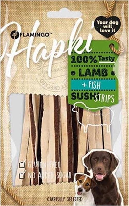 Hapki Kuzulu Balıklı Şerit Köpek Ödülü 85gr