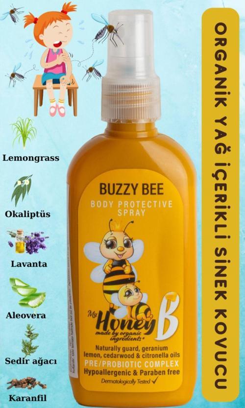 Buzzy Bee Sivrisinek Ve Kene Kovucu Sprey 196 Ml ( 98 Ml X 2 )