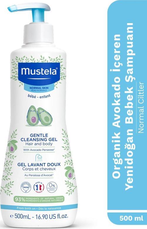 Organik Avokado İçeren Yenidoğan Bebek Göz Yakmayan Şampuanı Saç, Vücut 500 Ml
