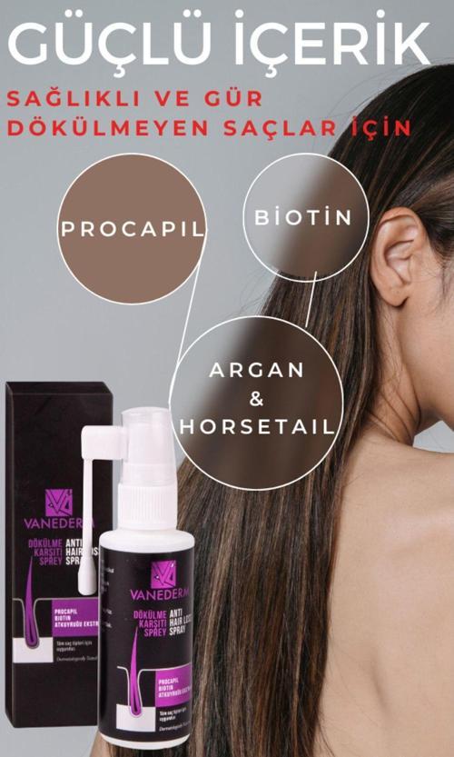 Vanederm Anti Hair Loss Dökülme Önleyici Sprey 60 Ml 8697869095227